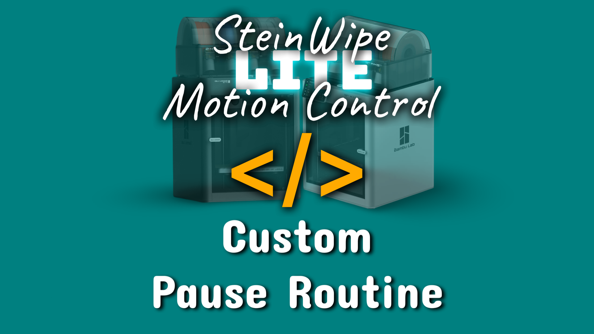 SteinWipe LITE Motion Control with text on a teal background