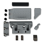 Collection of Steinwipe Pro parts on a white background